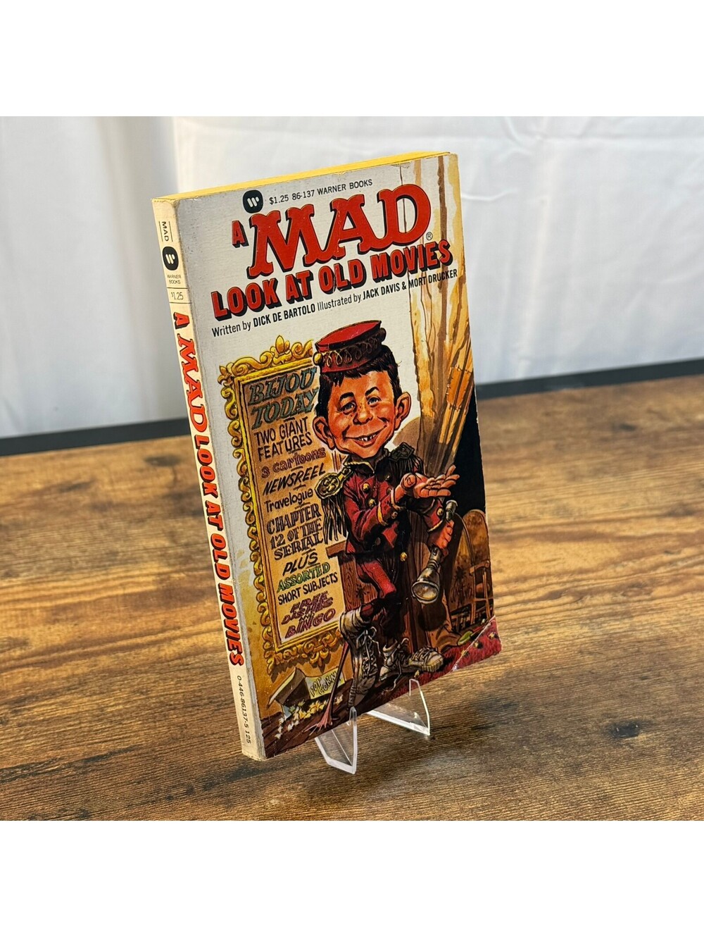 Vintage 1973 A MAD Look At Old Movies Paperback Warner Books Alfred E Neuman